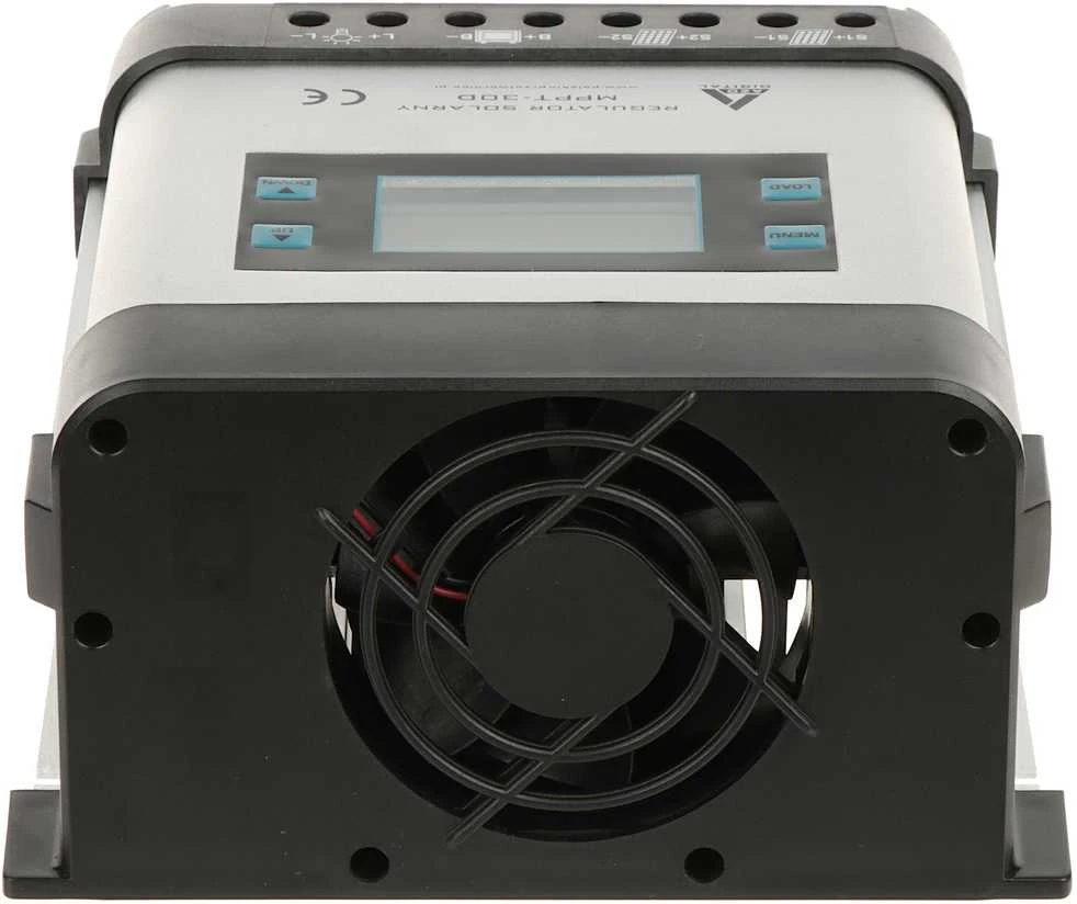 Saulės MPPT įkrovos valdiklis AZO Digital 12/24 – 30A LCD ekranas