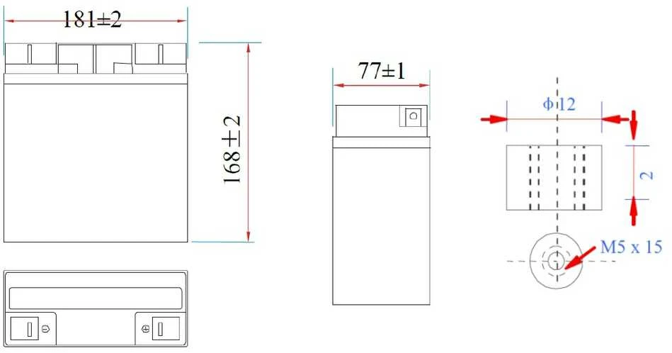 AKUMULIATORIUS 12.8V/18AH/LIFEPO4-MWLJ MW Power