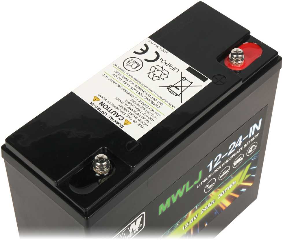 AKUMULIATORIUS 12.8V/24AH/LIFEPO4-MWLJ MW Power