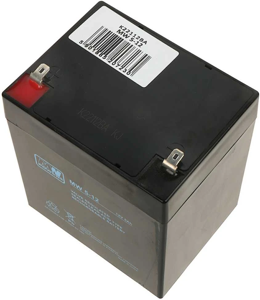 Mw Power MWPower MW 12V 5Ah F2(250) AGM akumuliatorius, 6-9 metai