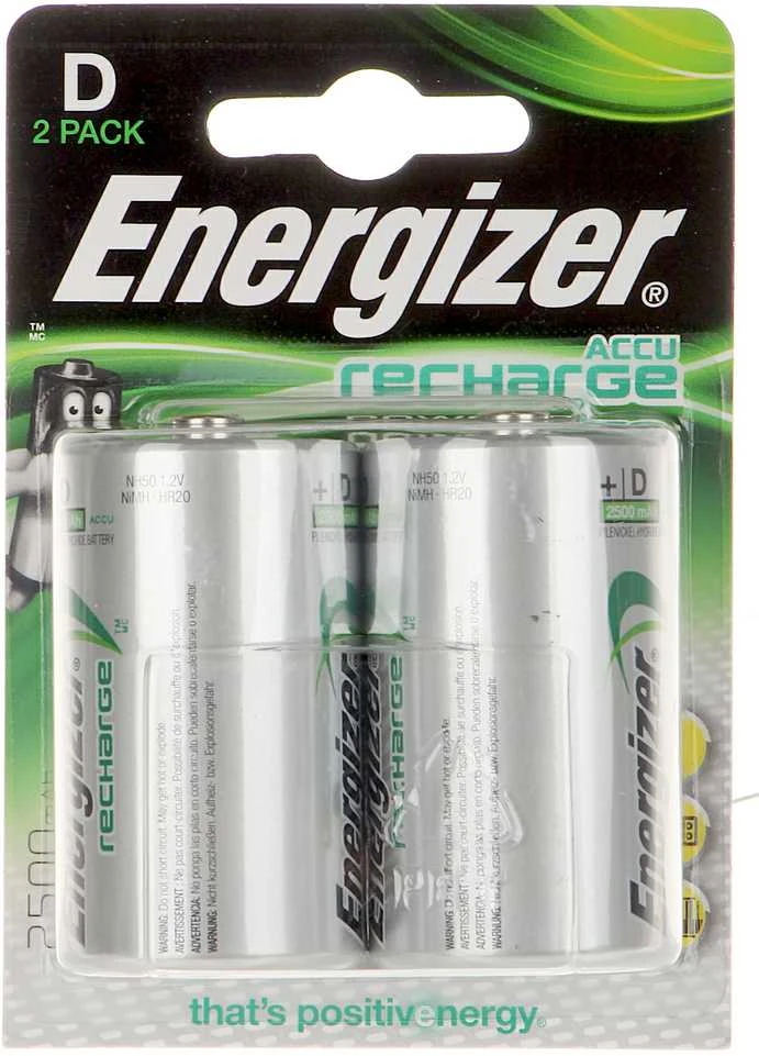 AKUMULIATORIUS BAT-HR20/AKU-2500*P2 1.2 V HR20 / D ENERGIZER