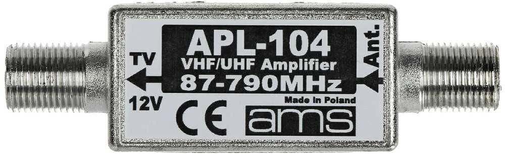 AMS ANTENOS STIPRINTUVAS APL-104 FM / VHF / UHF AMS
