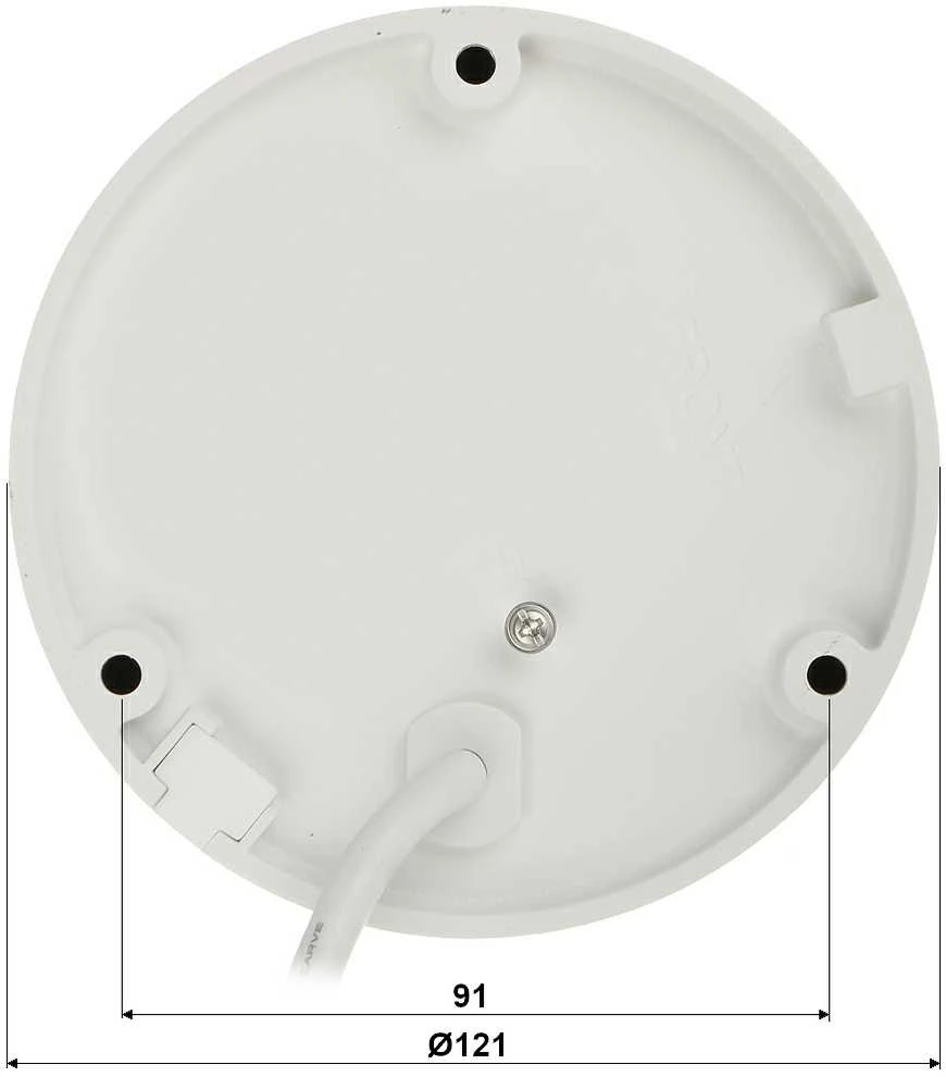 Hikvision kupolas DS-2CD2143G2-IU F2.8 (balta, 4 MP, 30 m. IR, AcuSense)