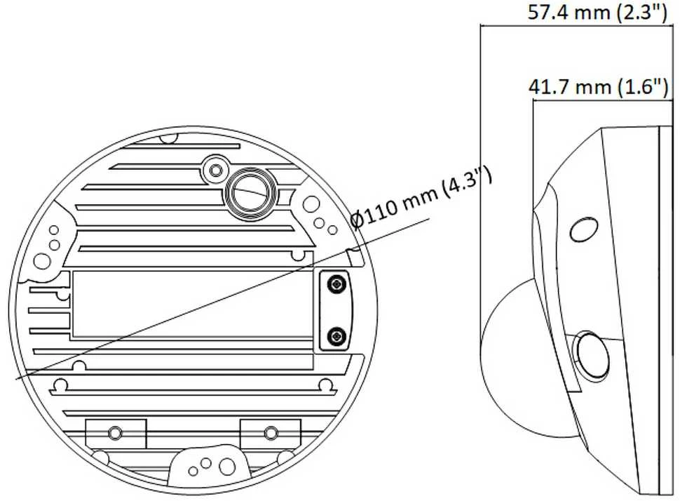 Hikvision | Mini Dome tinklo kamera | DS-2CD2543G2-IWS F2.8 | Kupolas | 4 MP | Fiksuoto židinio objektyvas, 2,8 mm/F1,6 | IP67 ir IK08 | H.264+ | „Micro SD“, maks. 512 GB