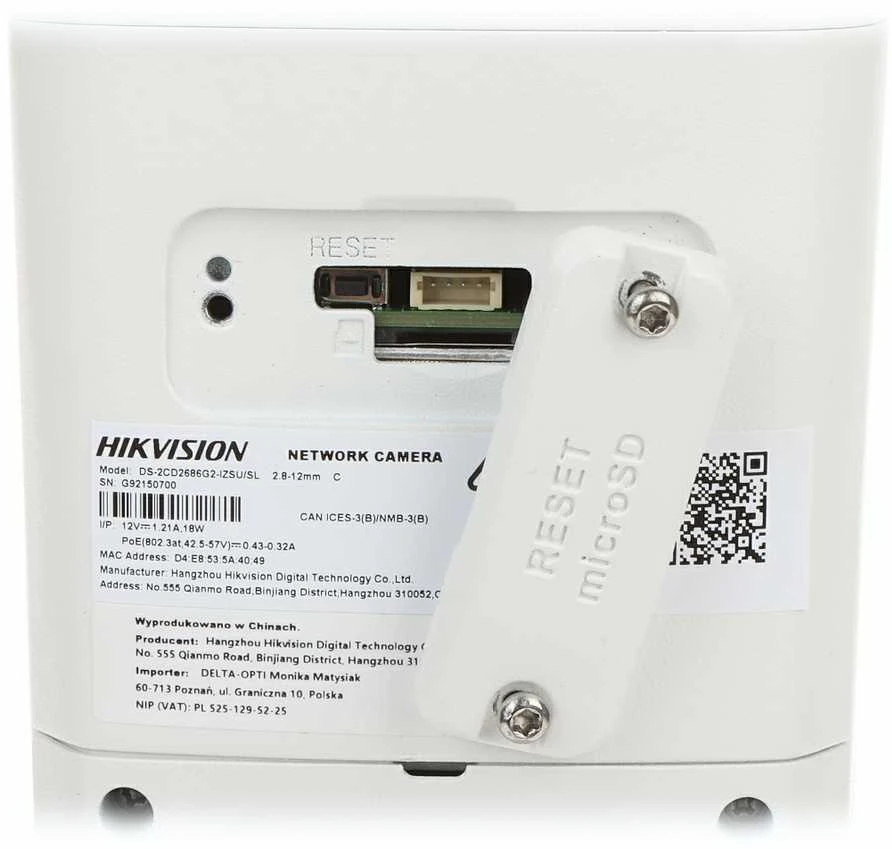 ANTIVANDALINĖ IP KAMEROS DS-2CD2686G2-IZSU/SL(2.8-12MM)(C) - 8.3 Mpx - MOTOZOOM Hikvision