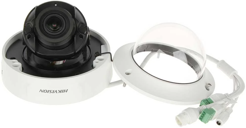Hikvision kupolas DS-2CD2763G2-IZS (balta, 6 MP, 30 m. IR; 40 m, AcuSense)