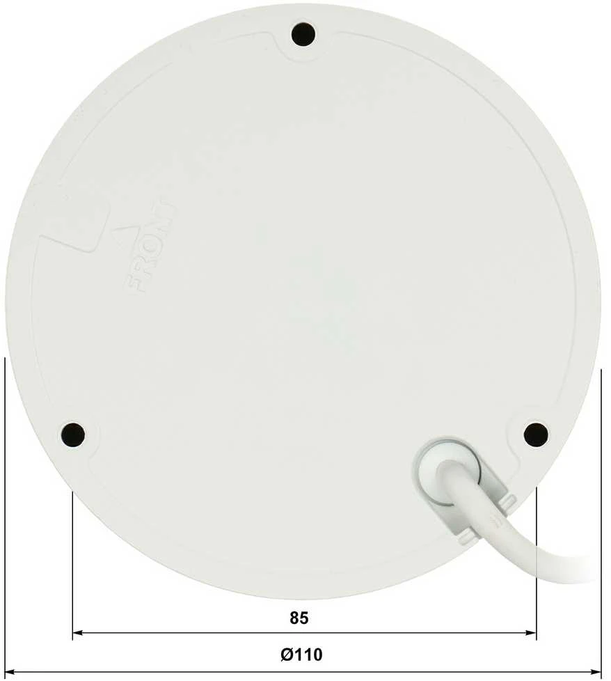 „Dahua Technology Co“ IP kamera. 8MP 1/2,7 colio CMOS, 2,8 mm. 110° F1.6, 20–25 kadrų per sekundę, IR+LED 30 m., WDR, IVS, IP67, mikrofonas