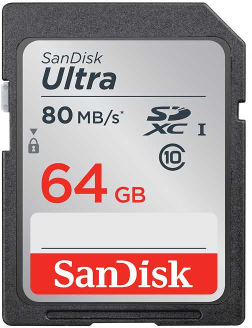 Sandisk ATMINTIES KORTELĖ SD-10/64-SAND UHS-I, SDXC 64 GB SANDIS DISKAS