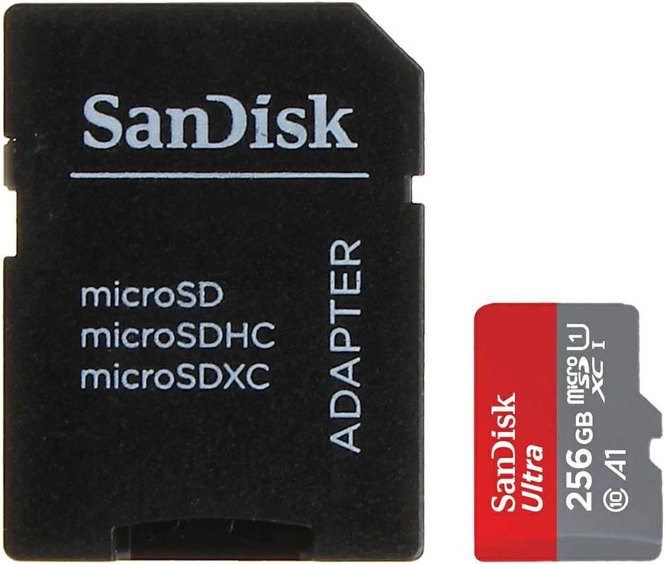 Atminties kortelė Sandisk Ultra microSDXC 256 GB