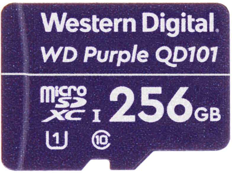 ATMINTIES KORTELĖ SD-MICRO-10/256-WD Micro SD UHS-I, SDXC 256 GB Western Digital