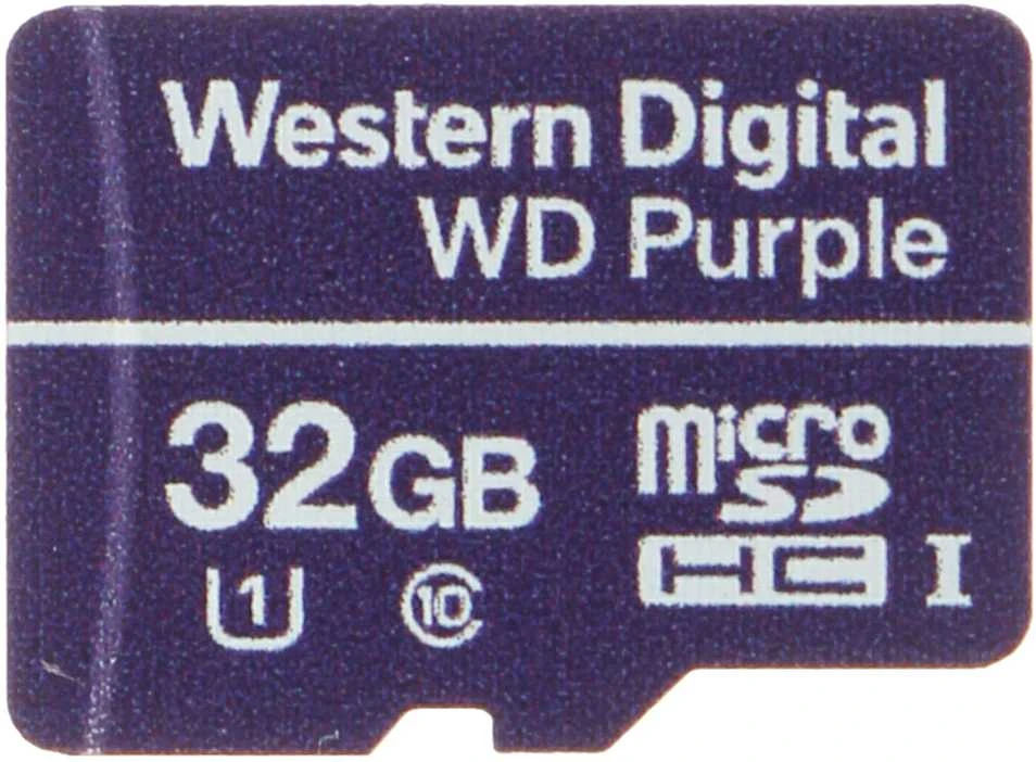 WD Purple 32GB microSDHC atminties kortelė