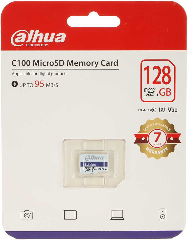 DAHUA TF-C100/128GB Micro SD atminties kortelė