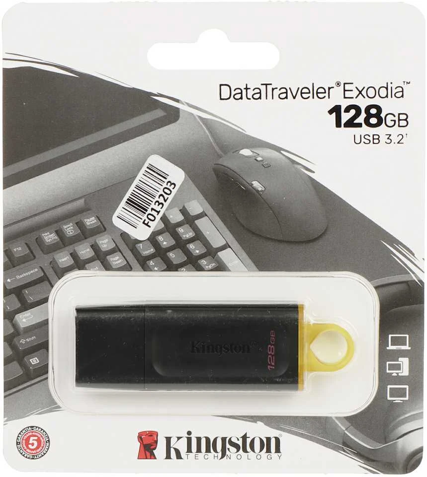 USB laikmena Kingston 128GB USB 3.2 Gen1 DataTraveler Exodia