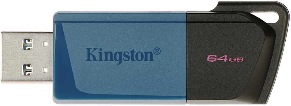 Kingston 64GB USB3.2 Gen 1 DataTraveler Exodia M (Juodas + Mėlyna)