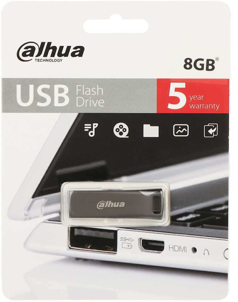 Dahua USB-U156-20-8GB USB 2.0 atmintinė 8 GB