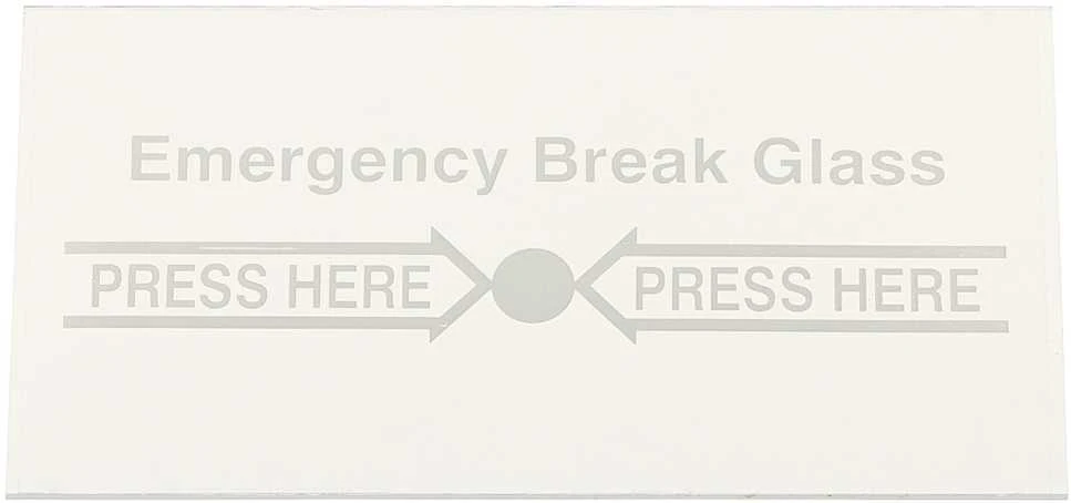 Delta Opti ATSARGINIS LANGELIS PW-C1/GLASS FOR EMERGENCY DOOR RELEASE BUTTONS