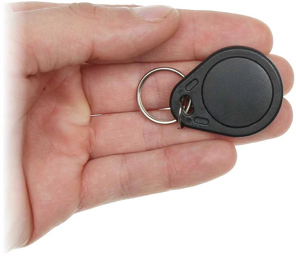 RFID atstuminis pakabukas ATLO-504/B 125mhz, juodas