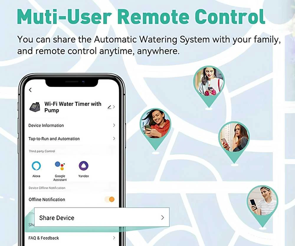 Atlo AUTOMATINĖ DĖSTIMO SISTEMA IK10PW-DLS Wi-Fi Tuya Smart RainPoint