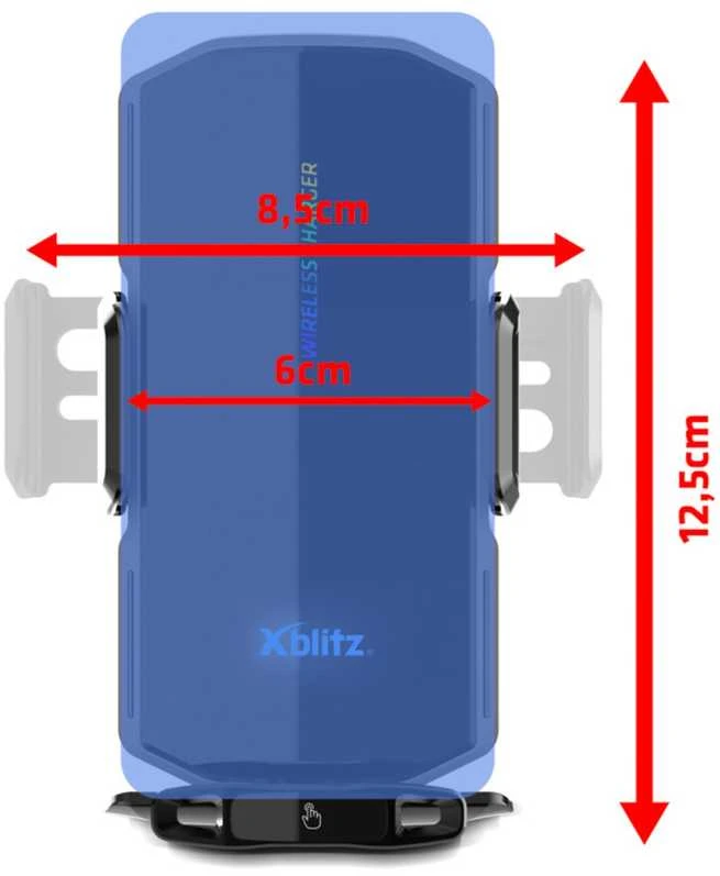 „XBLITZ“ automatinis automobilio laikiklis su įkrovimu FX2