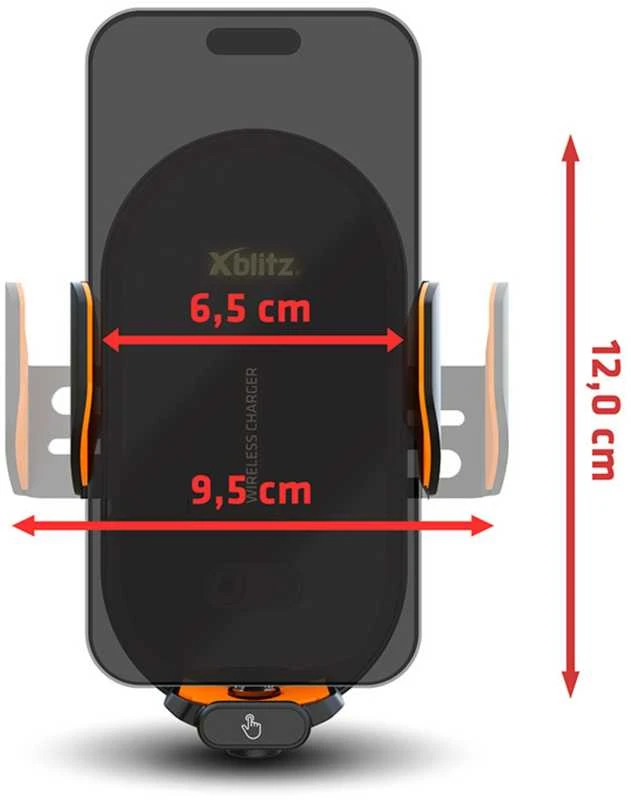 „XBLITZ“ automatinis automobilio laikiklis su įkrovimu FX3