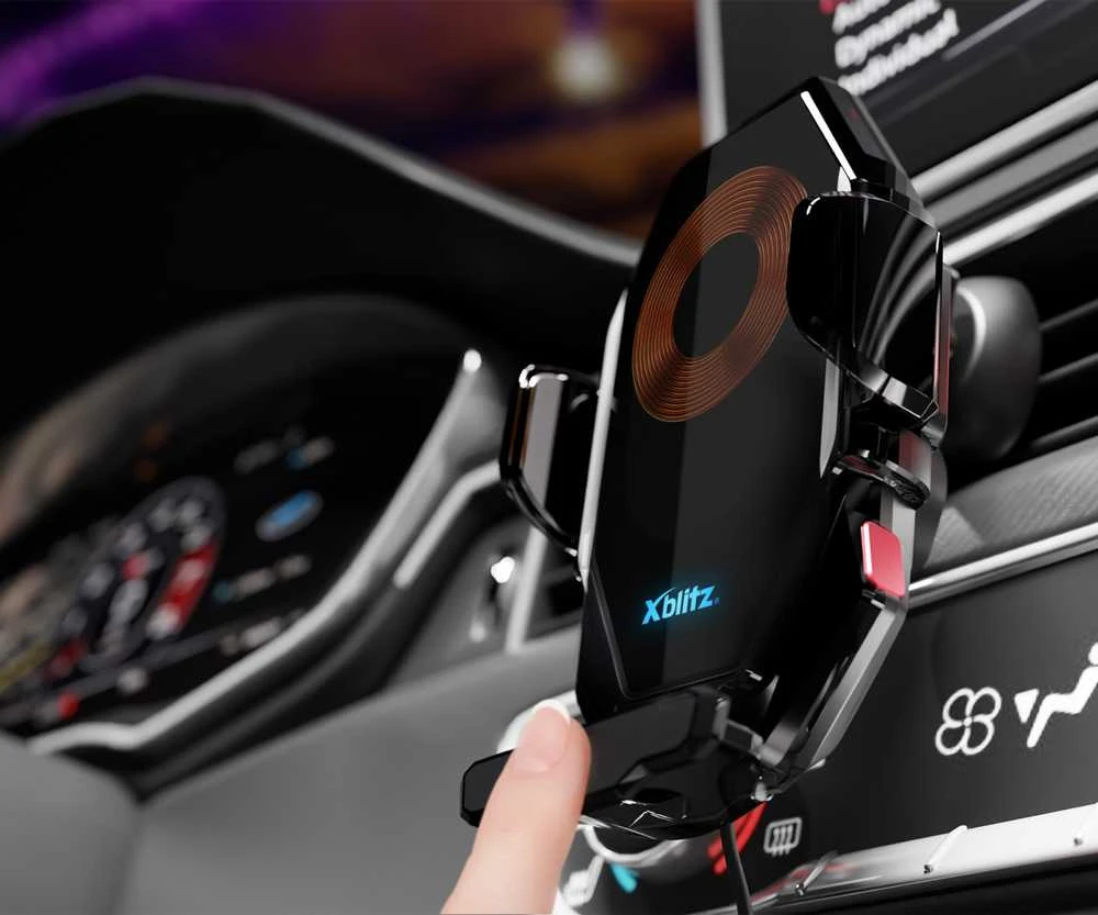 „XBLITZ“ automatinis automobilio laikiklis su įkrovimu FX8