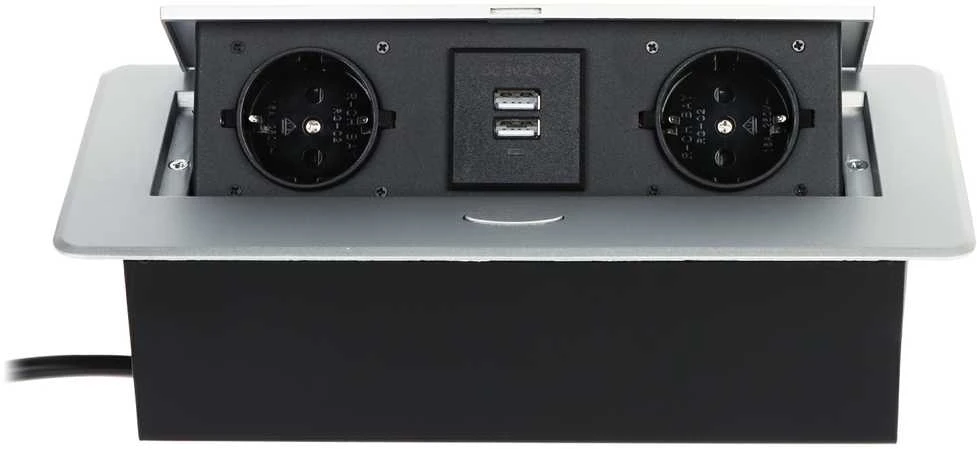 EnerGenie BALDŲ MAITINIMO JUOSTA FPS-2S2U/CABLE (2 LIZDAI + 2 USB)