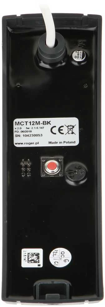 BEKONTAKTIS SKAITYTUVAS MCT12M-BK ROGER