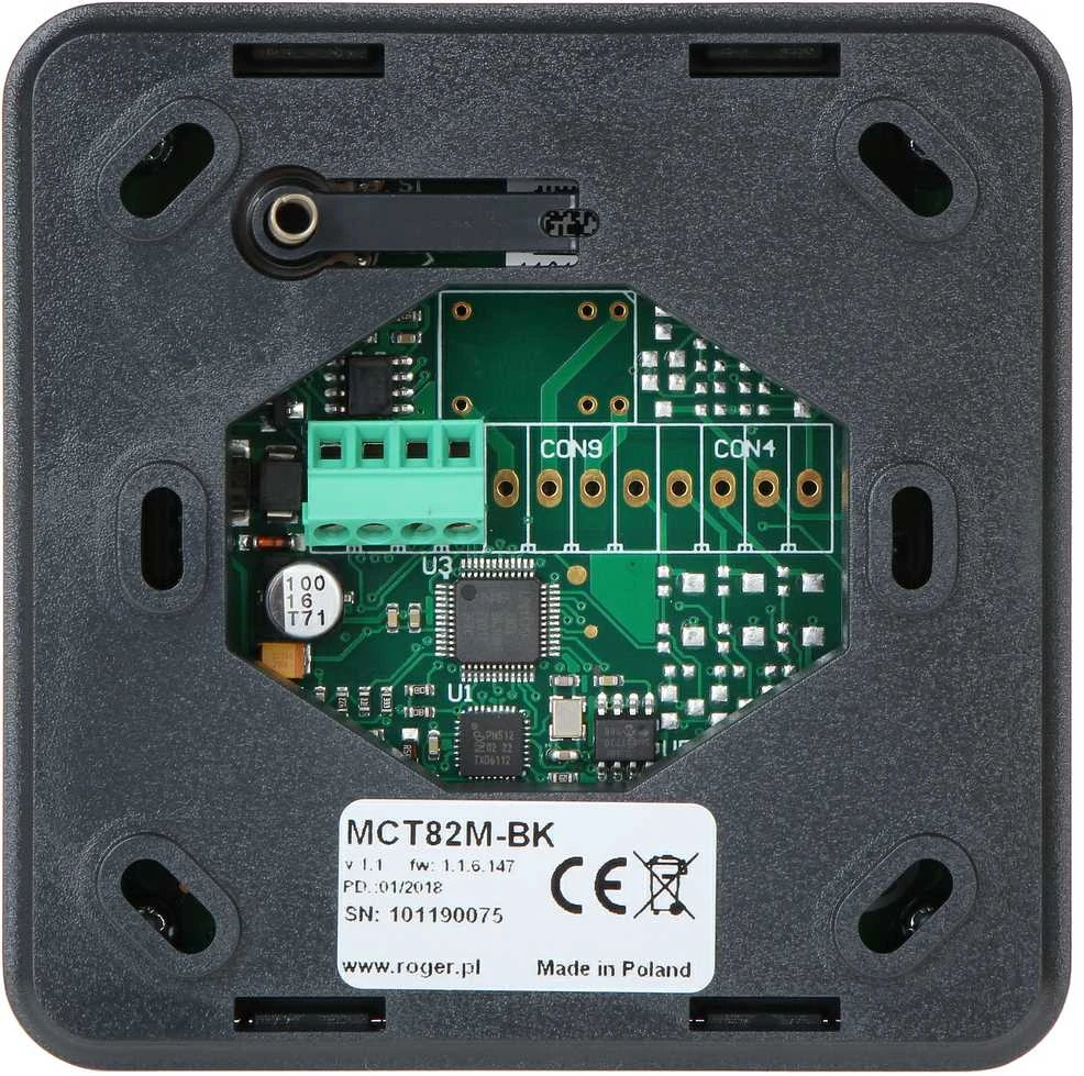 BEKONTAKTIS SKAITYTUVAS MCT82M-BK ROGER