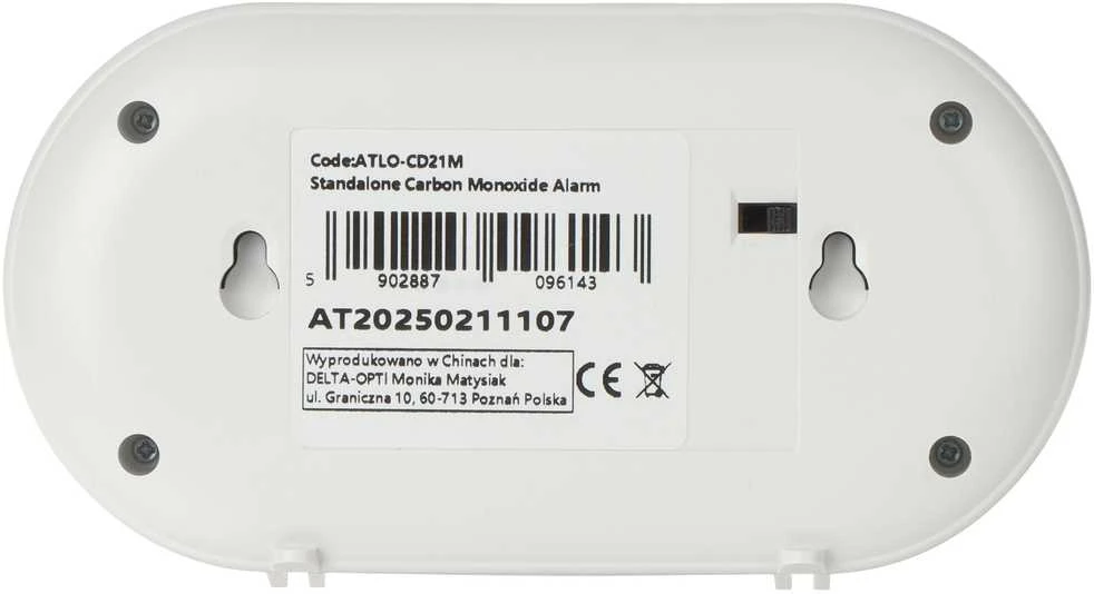 BELAIDIS ANGLIES MONOKSIDO detektorius ATLO-CD21MW-TUYA Wi-Fi, Tuya Smart ATLO