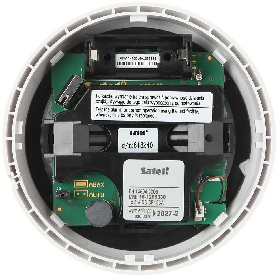 BELAIDIS DŪMŲ JUTIKLIS ASD-250 ABAX/ABAX2 SATEL