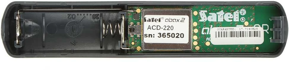 BELAIDIS UŽDANGŲ JUTIKLIS PIR ACD-220-DG ABAX2 SATEL