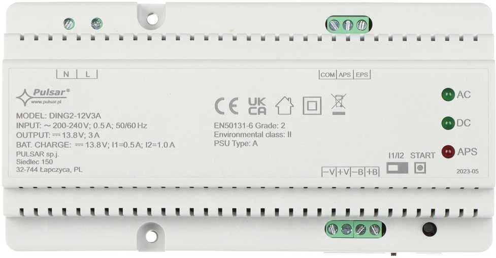 BUFERINIS IMPULSINIS MAITINIMO ADAPTERIS DING2-12V3A PULSAR
