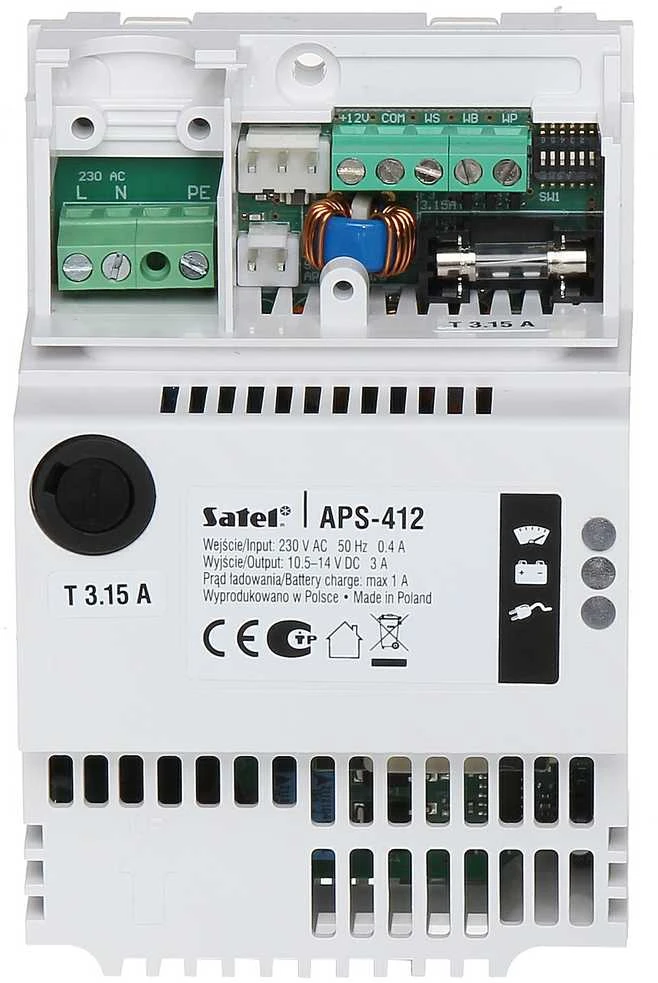 BUFERINIS IMPULSINIS MAITINIMO ADAPTERIS APS-412 SATEL