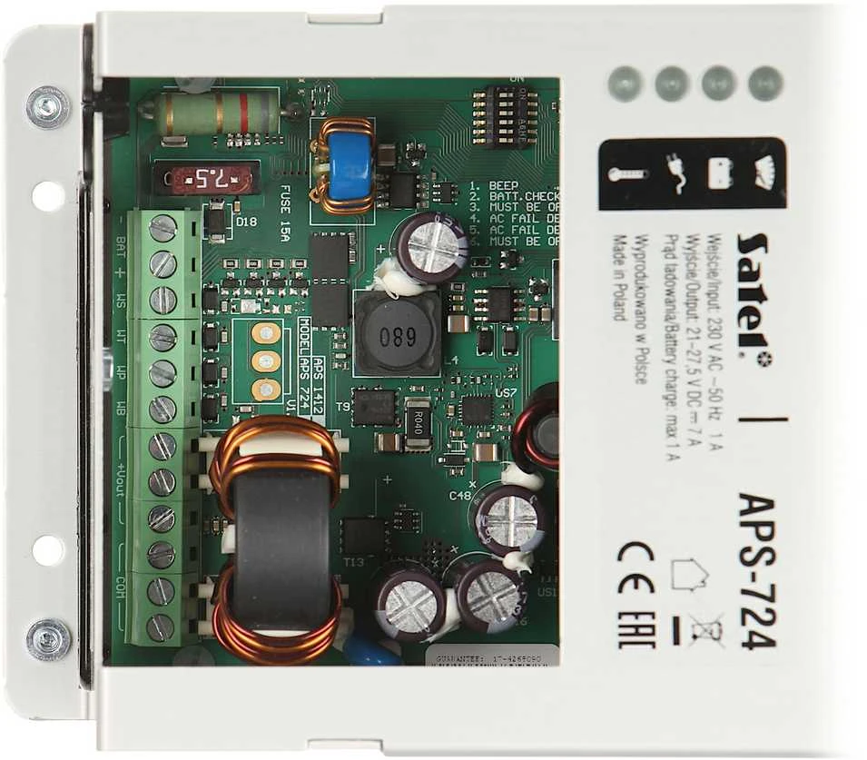 BUFERINIS IMPULSINIS MAITINIMO ADAPTERIS APS-724 SATEL