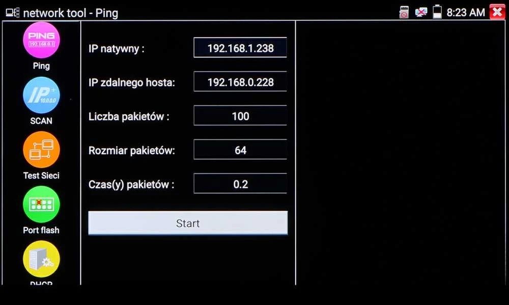 TST CCTV DAUGIAFUNKCINIS TESTERIS CS-H7-50H