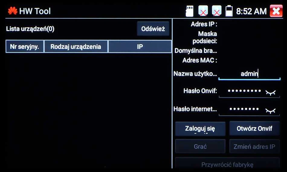 TST CCTV DAUGIAFUNKCINIS TESTERIS CS-HB-30H