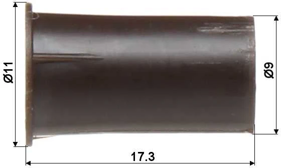 TST CILINDRINIS HERKONAS KN-04C-BR, RUDAS
