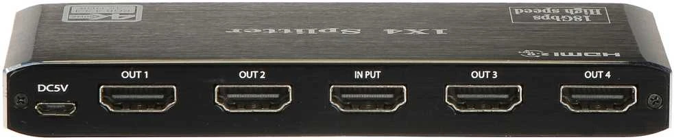 HDMI skirstytuvas 1 į 4 jungčių vaizdas