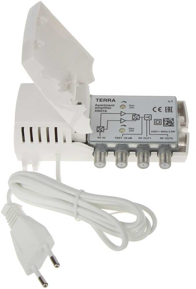 Terra HS-016 TERRA Kelių diapazonų STIPRINTUVAS