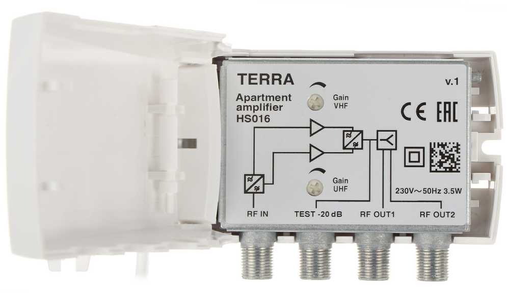 Terra HS-016 TERRA Kelių diapazonų STIPRINTUVAS