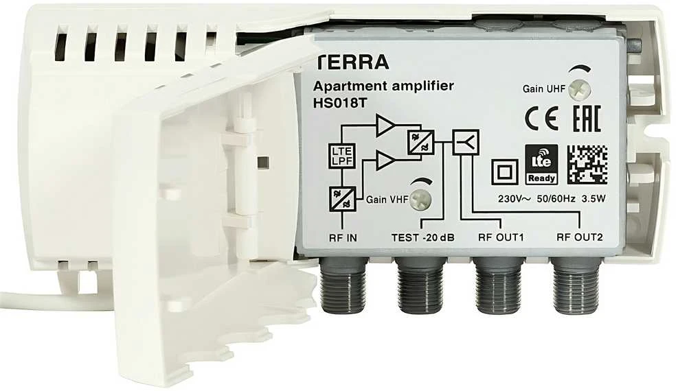 HS-018T TERRA daugiadiapazonis stiprintuvas