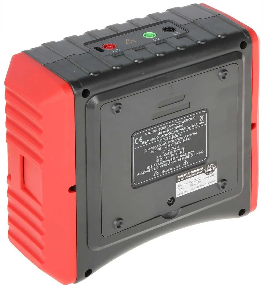 DAUGIAFUNKCINIS SKAITIKLIS ELEKTROS INSTALIACIJOMS UT-593 UNI-T