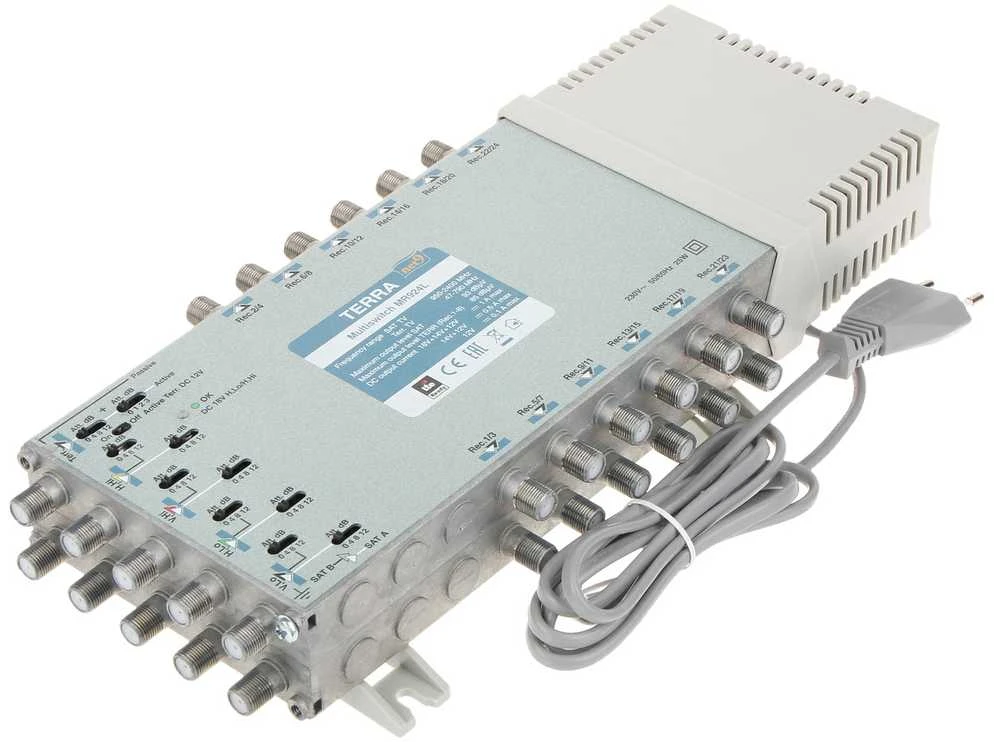 MULTISWITCH MR-924L 9 Įėjimai / 24 IŠĖJIMAI TERRA
