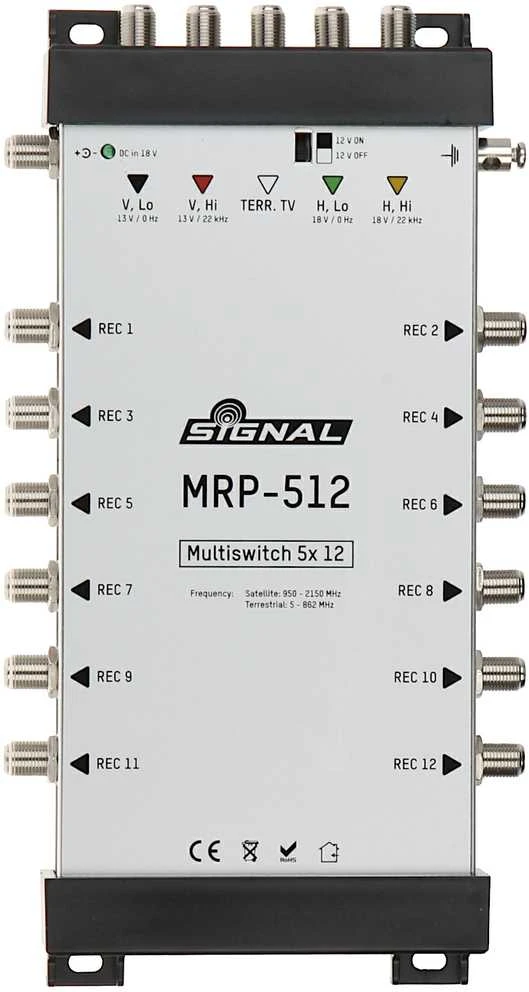 Daugiafunkcis jungiklis MRP-512 5 įėjimai / 12 išėjimų Signal