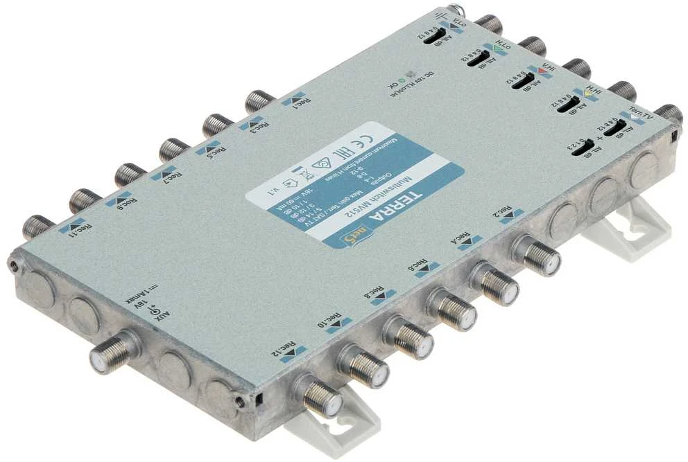 Terra MULTISWITCH MV-512 5 ĮĖJIMAI / 12 IŠĖJIMAI TERRA
