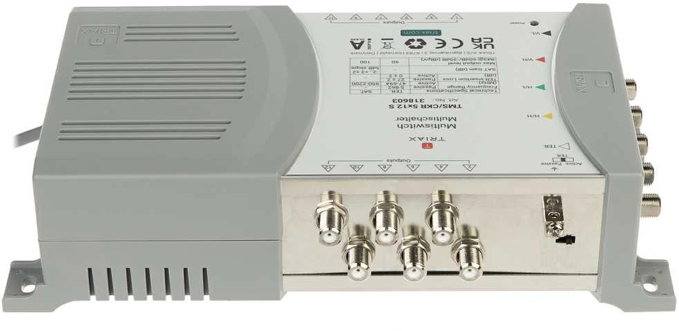 Triax MULTISWITCH TMS-5/12S 5 ĮVESTYS / 12 IŠĖJIMŲ TRIAX