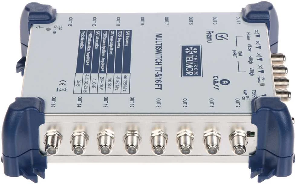 Podspeakers MULTISWITCH TT-5/16-FT-PREMU 5 ĮVESTYS / 16 IŠĖJIMŲ TELMOR