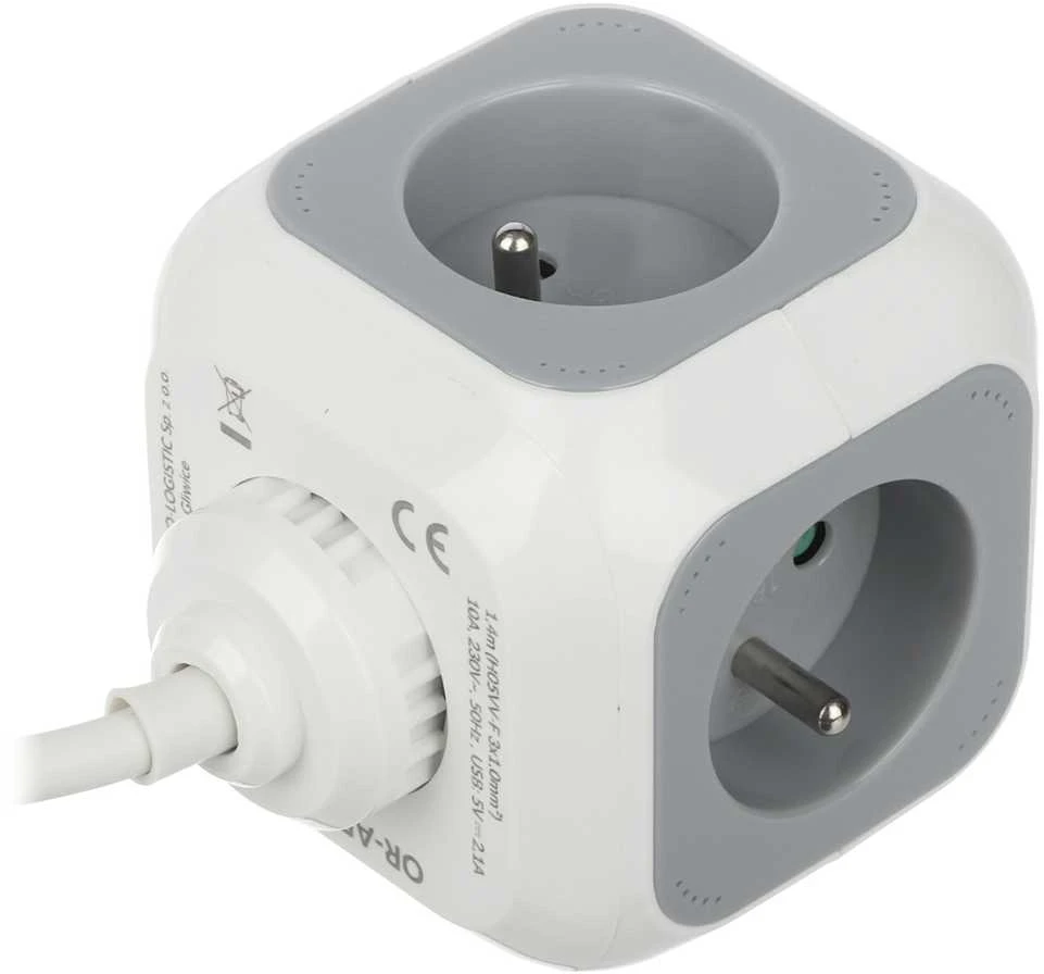 DAUGIALIZDIS LAIDO ILGIKLIS OR-AE-13144 (4 LIZDAI + 2 USB) ORNO
