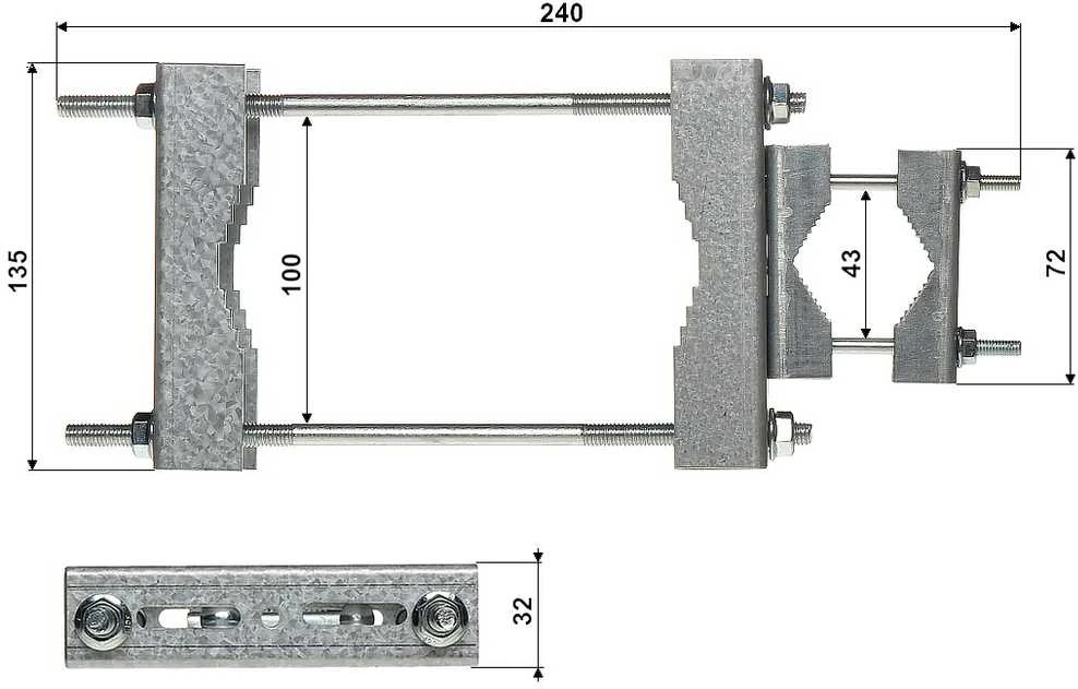 Delta DISTANCINĖ APKABA OZP-43/100