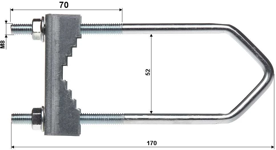 Delta PRISPAUDŽIAMOJI APKABA OZ-50/M8X150